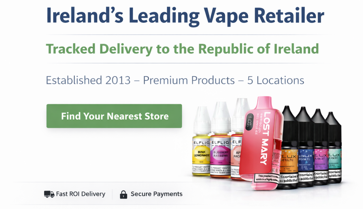 vape shop northern ireland delivery republic of ireland