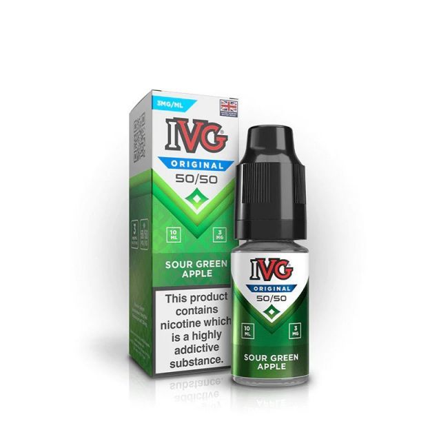 IVG Sour Green Apple 50-50
